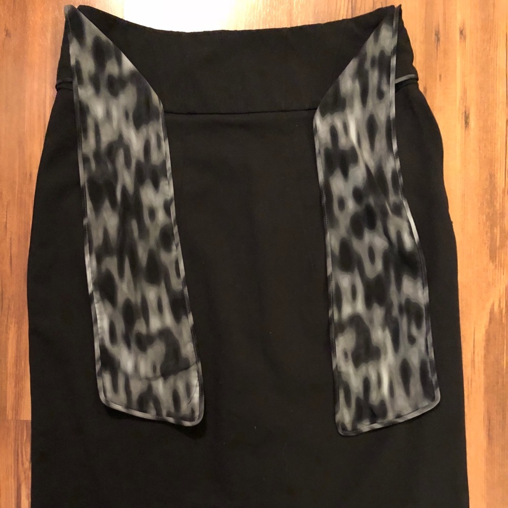 High Waist Wrap Skirt w/attached Belt